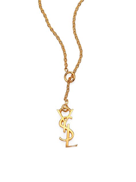 saint laurent necklace for women.